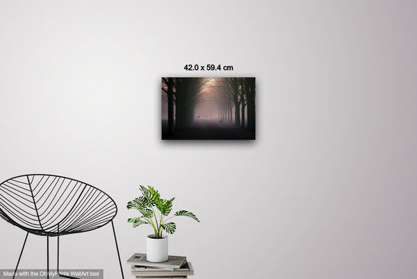 Deers In Wood Lane I