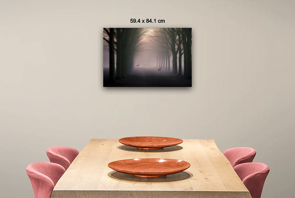 Deers In Wood Lane I