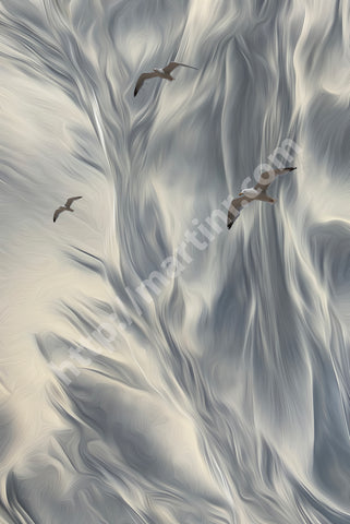 Floating Seagulls I