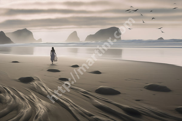 Holywell Bay Sand Marks 17