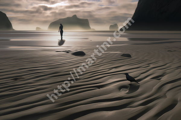 Holywell Bay Sand Marks 2