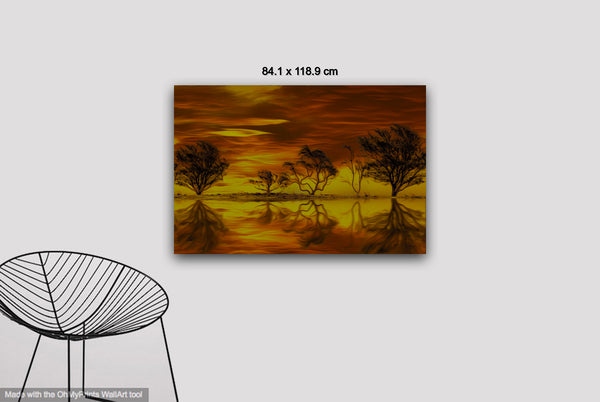 Orange Sunset III