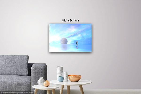 Super Moon Reflection