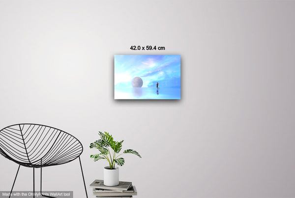 Super Moon Reflection