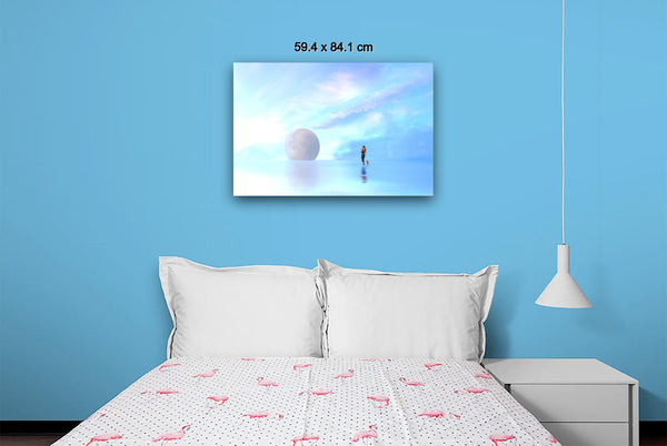 Super Moon Reflection