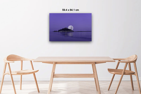 Super Moon St Michaells Mount Purple