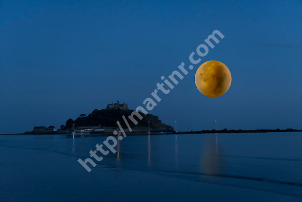 Super Moon St Michaells Mount